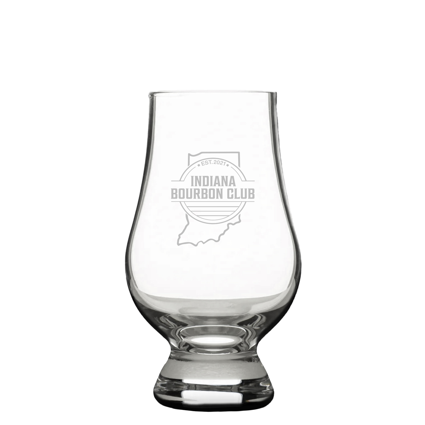 Indiana Bourbon Club Wee Glencairn Glass